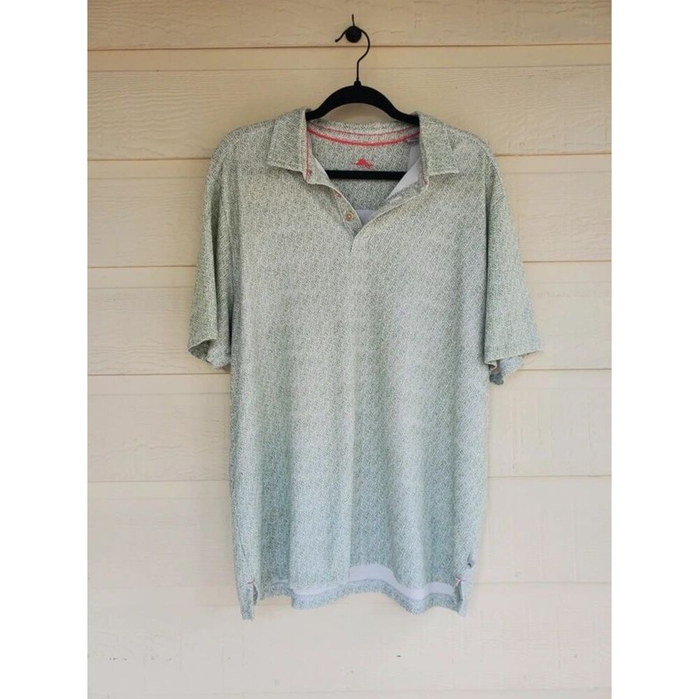 Tommy Bahama Geometric Print Polo Size XL
